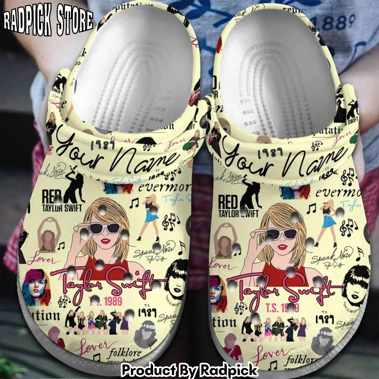 Radpick taylor swift crocss clogs shoes crocband comfortable 1 rp652941